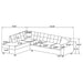 Stonenesse Stationary Sectionals - California Furniture (Coachella, CA)