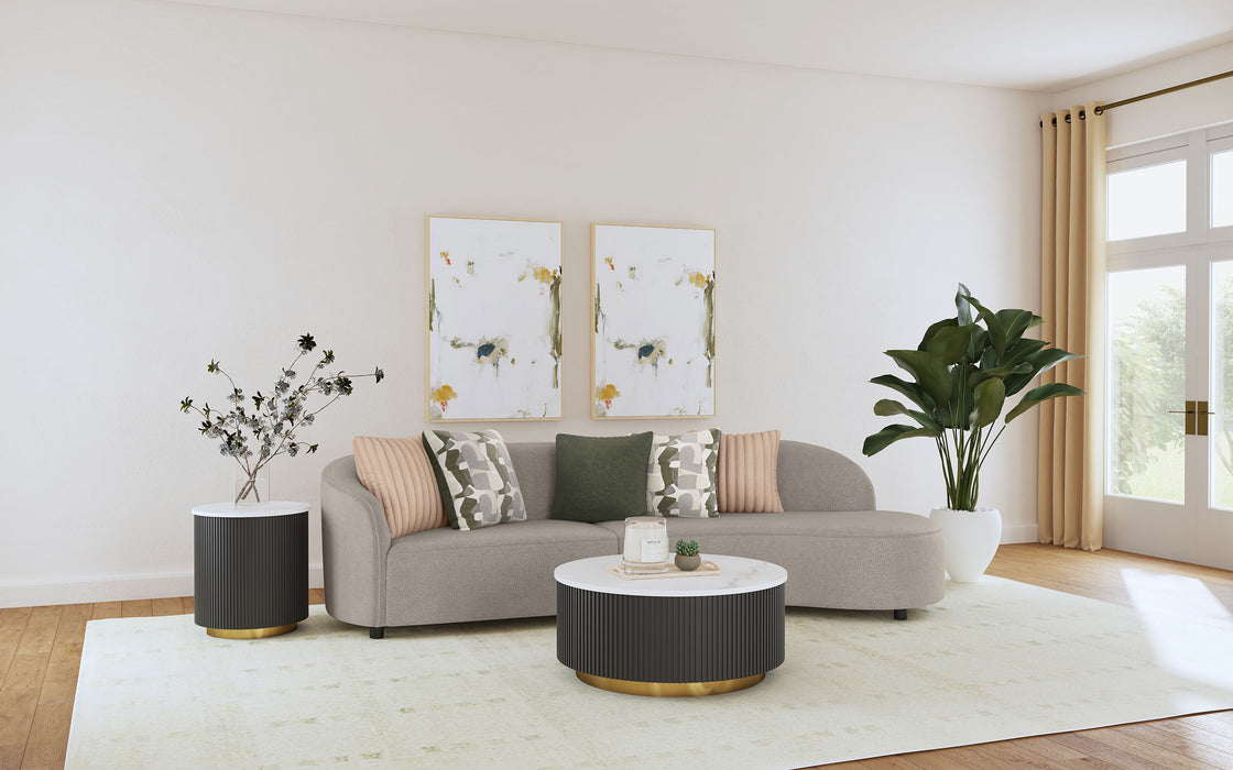 Fayette Stationary Sectionals Greige - California Furniture (Coachella, CA)