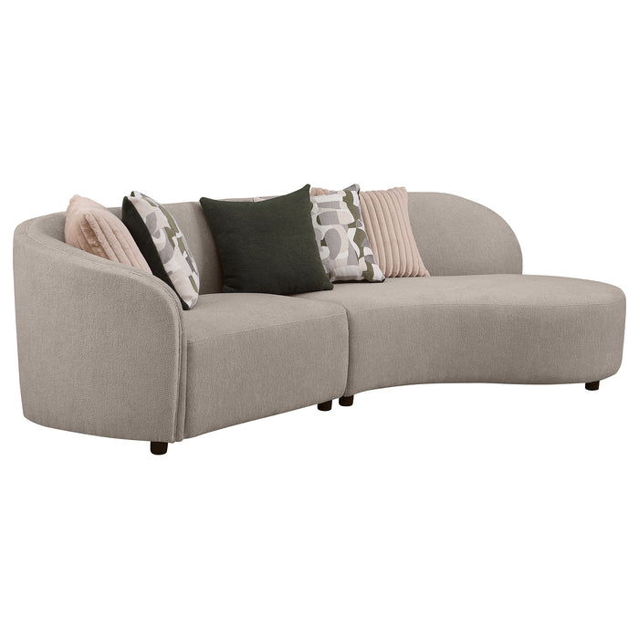 Fayette Stationary Sectionals Greige - California Furniture (Coachella, CA)