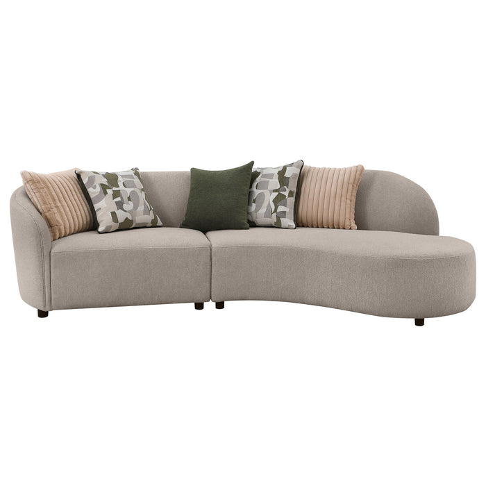 Fayette Stationary Sectionals Greige - California Furniture (Coachella, CA)