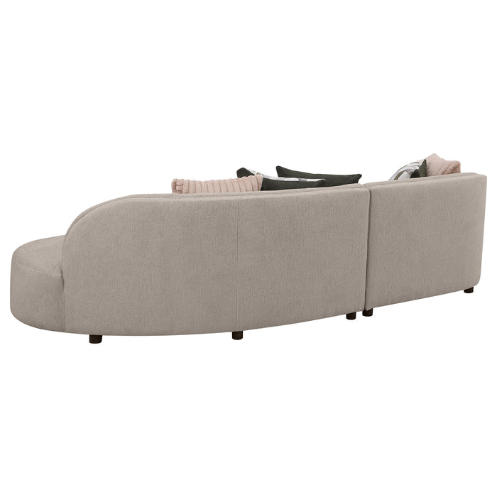 Fayette Stationary Sectionals Greige - California Furniture (Coachella, CA)