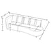 Fayette Stationary Sectionals Greige - California Furniture (Coachella, CA)