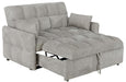 Cotswold Tufted Cushion Sleeper Sofa Bed Light Grey & Dark Grey - California Furniture (Coachella, CA)