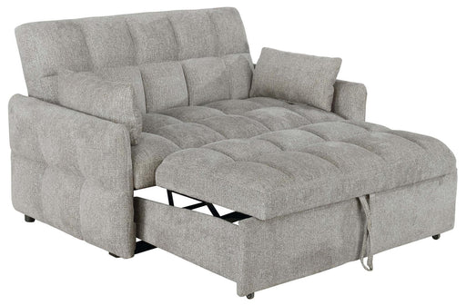 Cotswold Tufted Cushion Sleeper Sofa Bed Light Grey & Dark Grey - California Furniture (Coachella, CA)