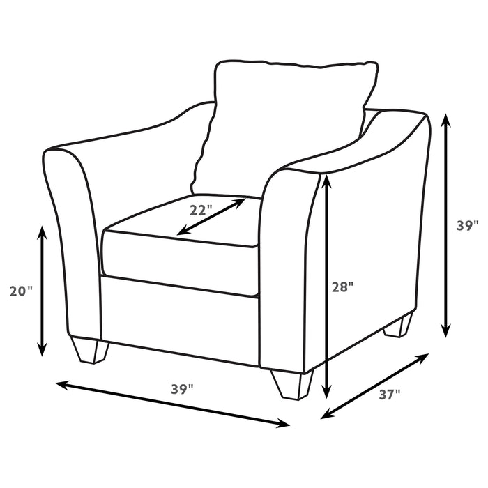 Salizar Accent Chair - California Furniture (Coachella, CA)