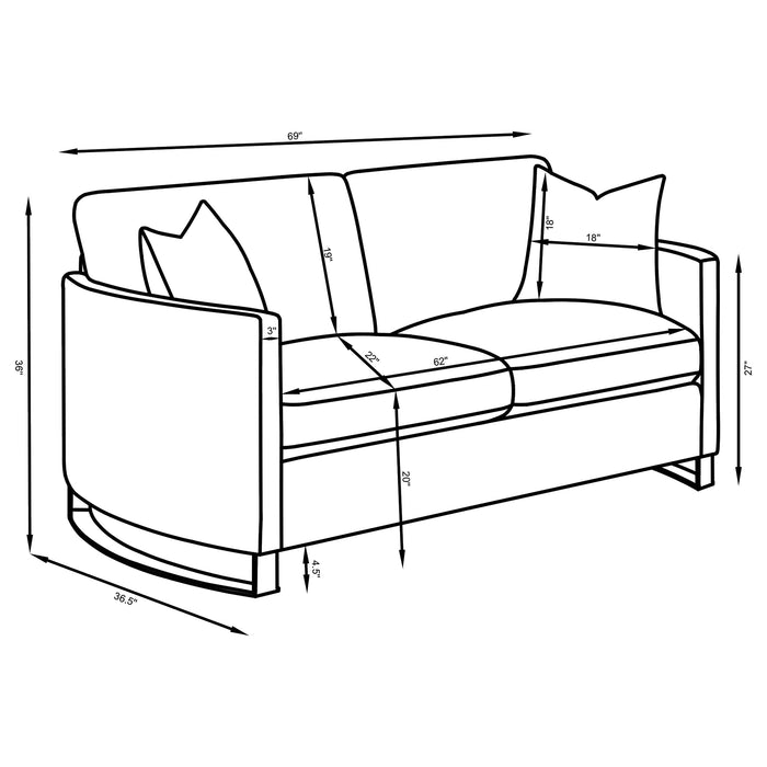 Corliss Stationary Sets - California Furniture (Coachella, CA)