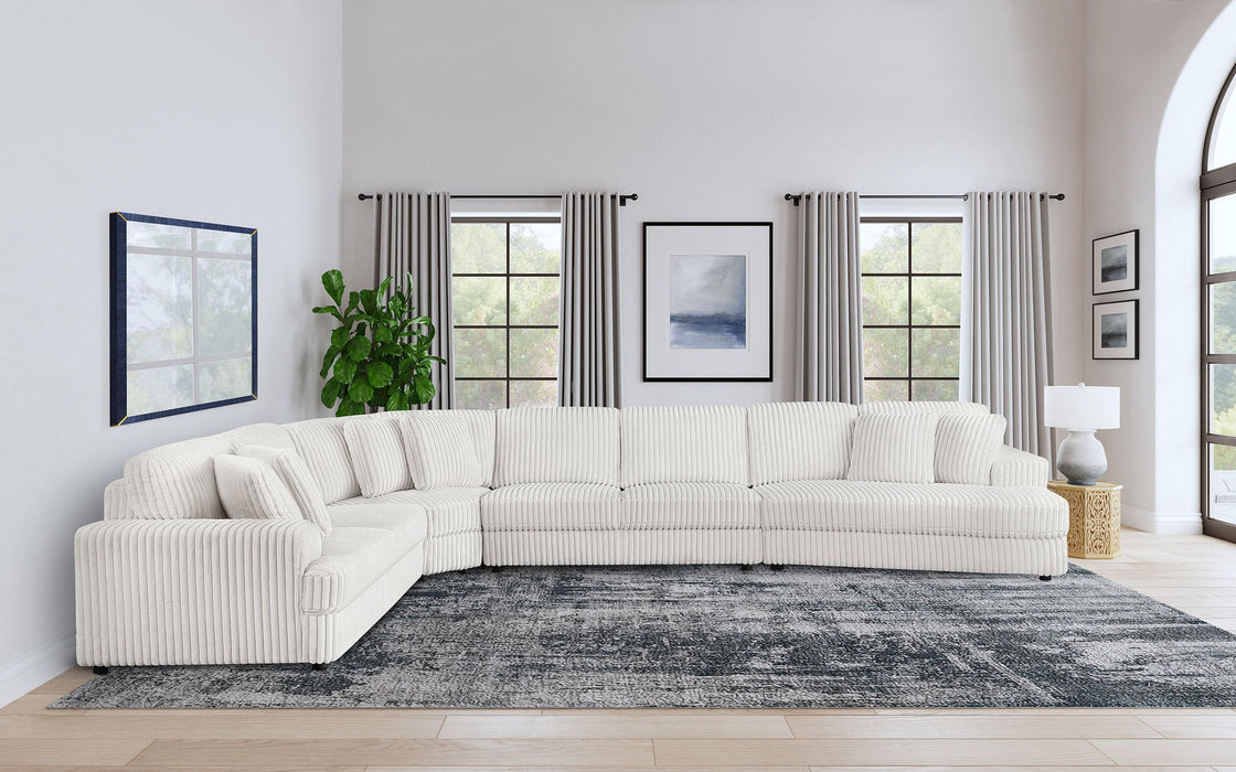 Emberson Upholstered Modular Sectional Sofa Ivory - California Furniture (Coachella, CA)