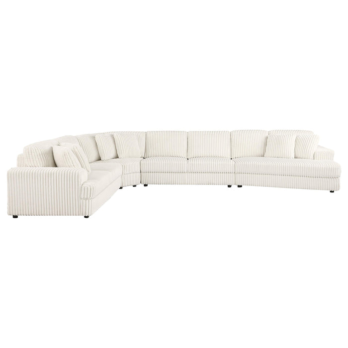 Emberson Upholstered Modular Sectional Sofa Ivory - California Furniture (Coachella, CA)
