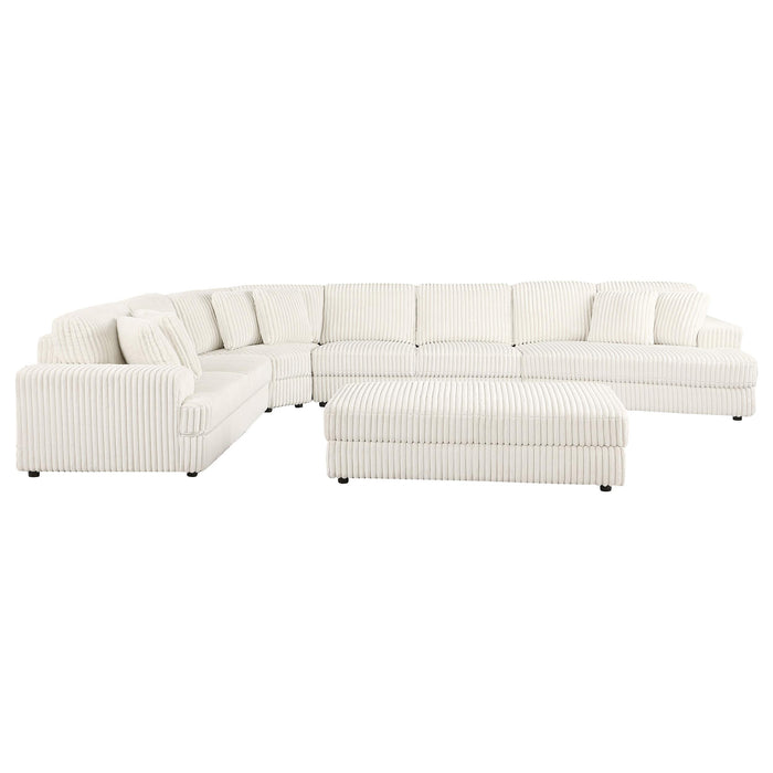 Emberson Upholstered Modular Sectional Sofa Ivory - California Furniture (Coachella, CA)