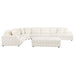 Emberson Upholstered Modular Sectional Sofa Ivory - California Furniture (Coachella, CA)