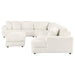Emberson Upholstered Modular Sectional Sofa Ivory - California Furniture (Coachella, CA)