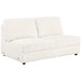 Emberson Upholstered Armless Loveseat Ivory - California Furniture (Coachella, CA)