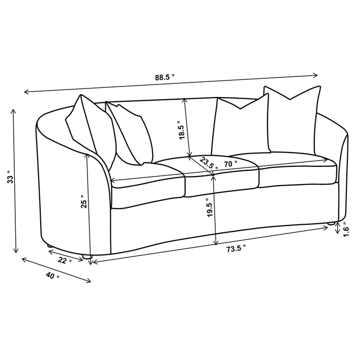 Rainn Living room set - California Furniture (Coachella, CA)