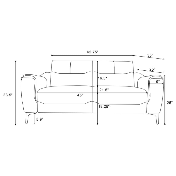 Nolan Loveseats - California Furniture (Coachella, CA)
