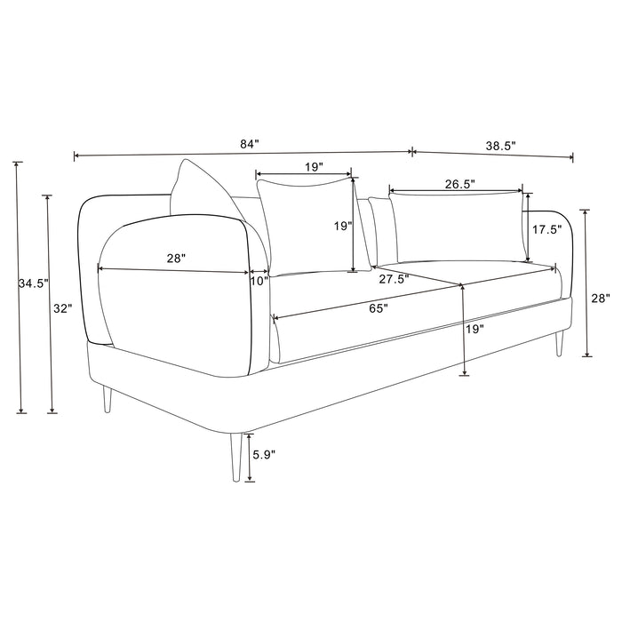 Jade Sofa - California Furniture (Coachella, CA)