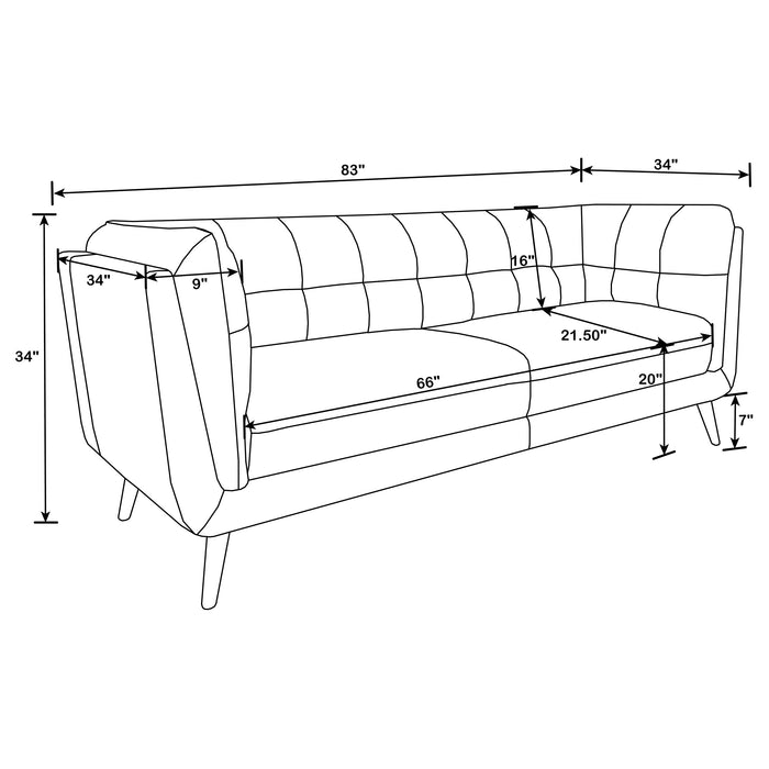 Thatcher Stationary 3 Pc Sets - California Furniture (Coachella, CA)