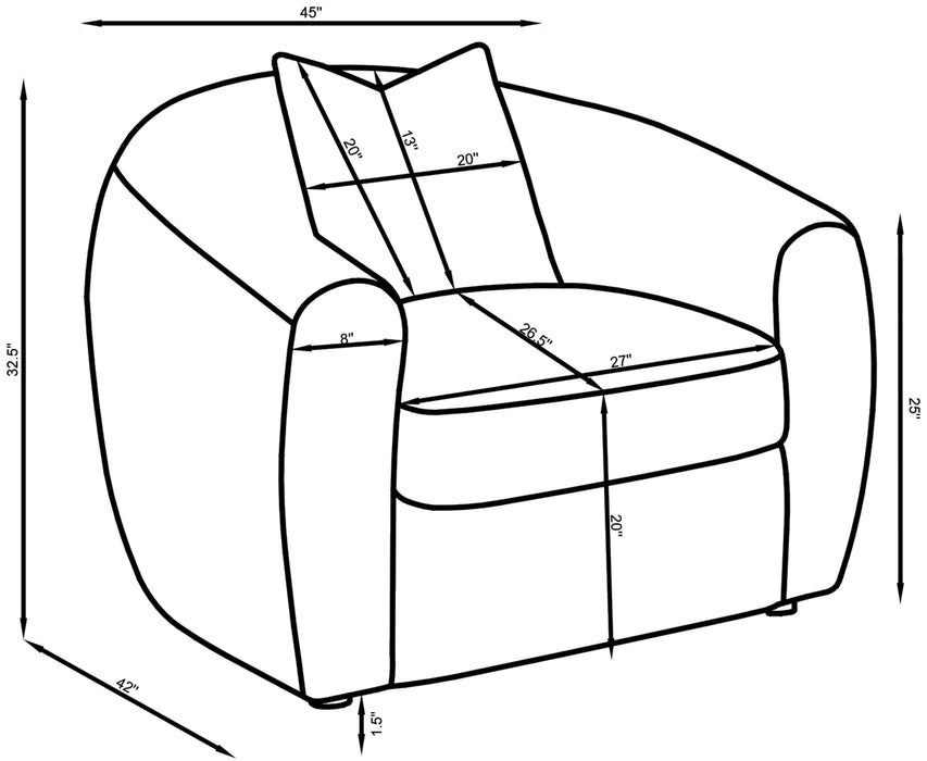 Isabella Sofa Set - California Furniture (Coachella, CA)