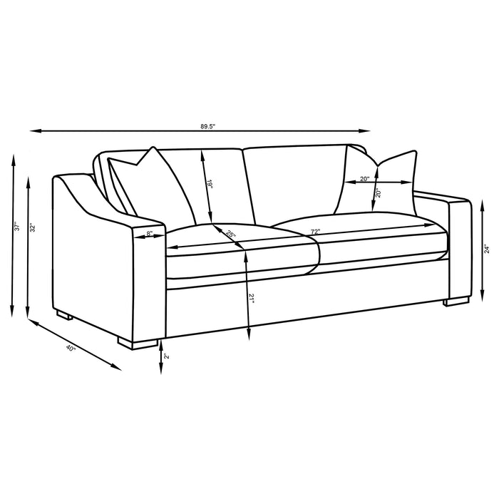 Ashlyn Stationary 3 Pc Sets - California Furniture (Coachella, CA)