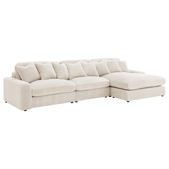 Blaine Upholstered Reversible Chaise Sectional Sofa - California Furniture (Coachella, CA)