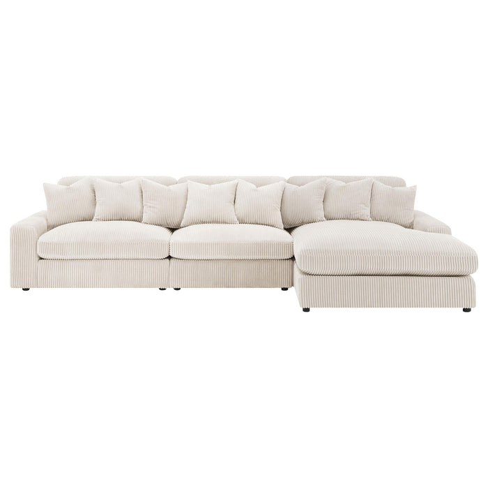 Blaine Upholstered Reversible Chaise Sectional Sofa - California Furniture (Coachella, CA)