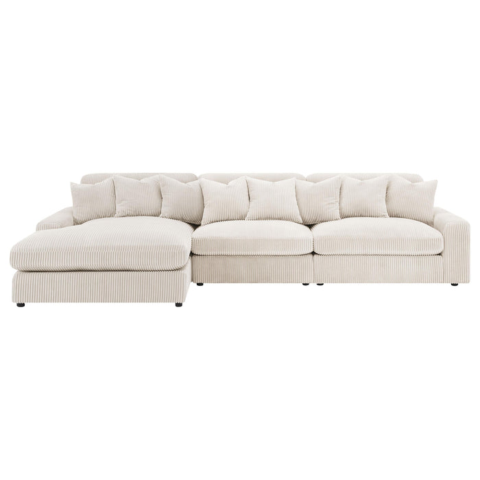 Blaine Upholstered Reversible Chaise Sectional Sofa - California Furniture (Coachella, CA)