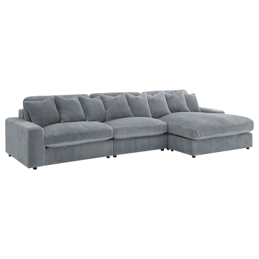 Blaine Upholstered Reversible Chaise Sectional Sofa - California Furniture (Coachella, CA)