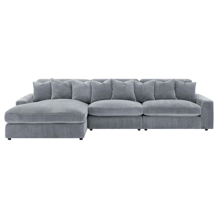 Blaine Upholstered Reversible Chaise Sectional Sofa - California Furniture (Coachella, CA)