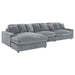 Blaine Upholstered Reversible Chaise Sectional Sofa - California Furniture (Coachella, CA)