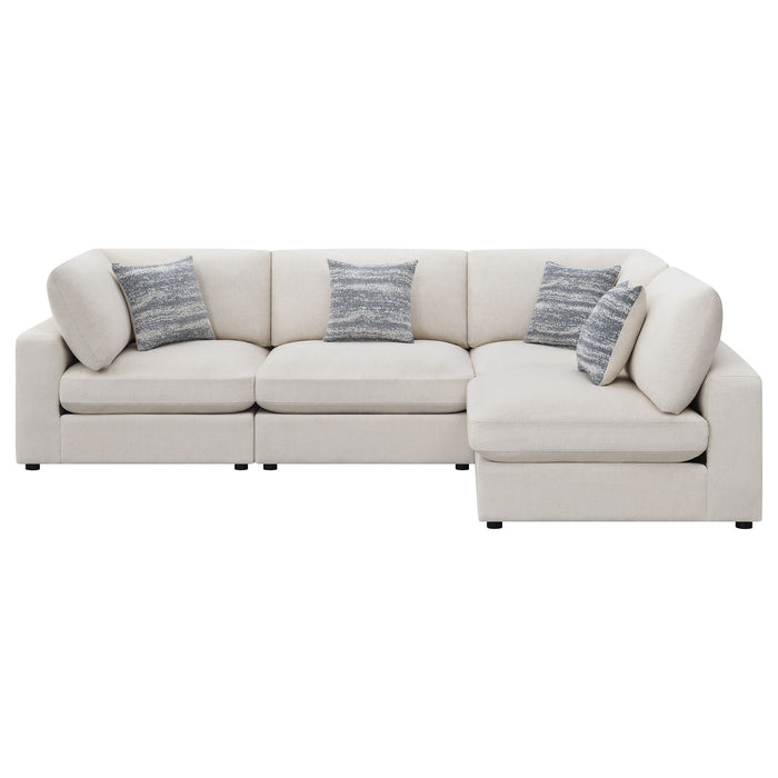 Serene 4 Pc Sectional Beige - California Furniture (Coachella, CA)