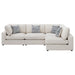 Serene 4 Pc Sectional Beige - California Furniture (Coachella, CA)