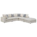 Serene 5-piece Upholstered Modular Sectional Sofa Beige - California Furniture (Coachella, CA)