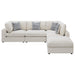 Serene 5-piece Upholstered Modular Sectional Sofa Beige - California Furniture (Coachella, CA)