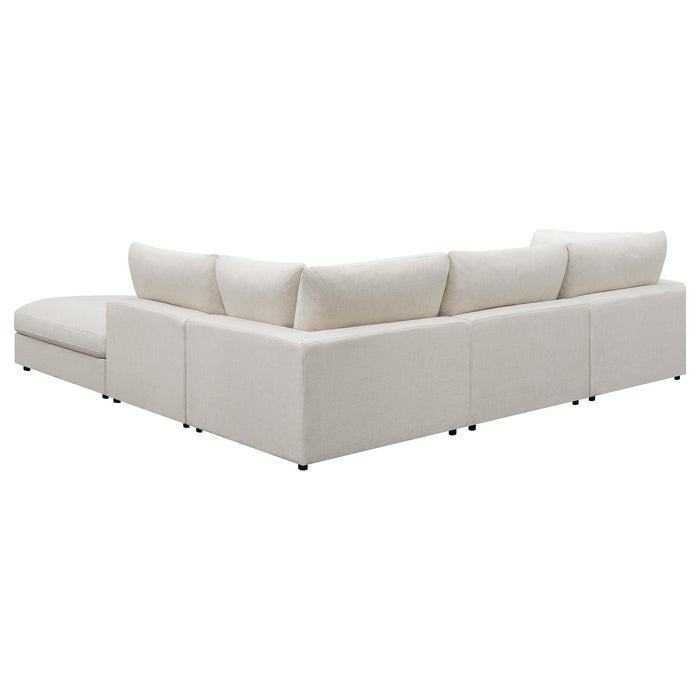 Serene 5-piece Upholstered Modular Sectional Sofa Beige - California Furniture (Coachella, CA)