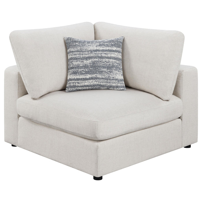 Serene 5-piece Upholstered Modular Sectional Sofa Beige - California Furniture (Coachella, CA)