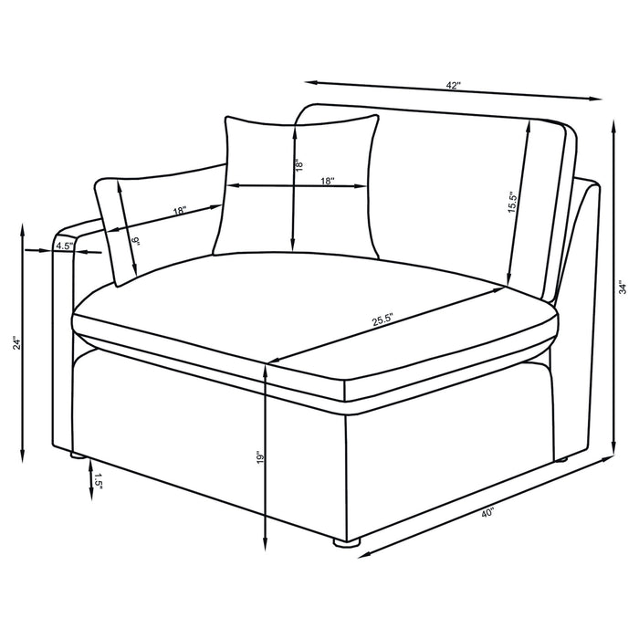 Hobson Recliner Sectionals - California Furniture (Coachella, CA)