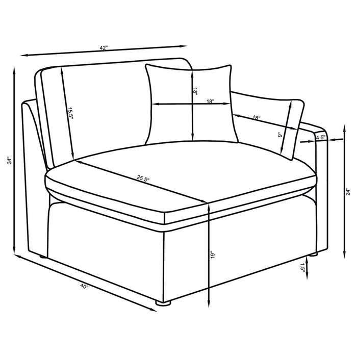 Hobson Recliner Sectionals - California Furniture (Coachella, CA)