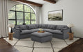 Hobson 6-piece Upholstered Modular Sectional Sofa Charcoal - California Furniture (Coachella, CA)