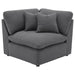 Hobson 6-piece Upholstered Modular Sectional Sofa Charcoal - California Furniture (Coachella, CA)
