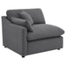 Hobson 6-piece Upholstered Modular Sectional Sofa Charcoal - California Furniture (Coachella, CA)