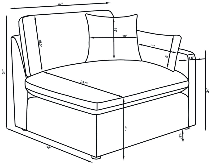 Hobson Modular Sectionals 8 - California Furniture (Coachella, CA)