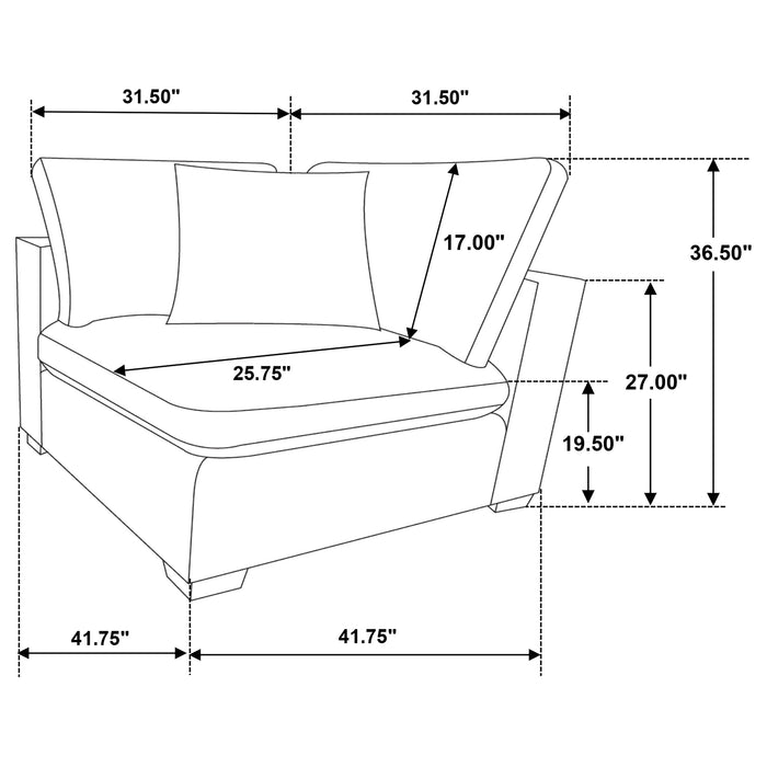 Lakeview Modular Sectionals Seating - California Furniture (Coachella, CA)