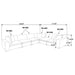 Lakeview Modular Sectionals Seating - California Furniture (Coachella, CA)