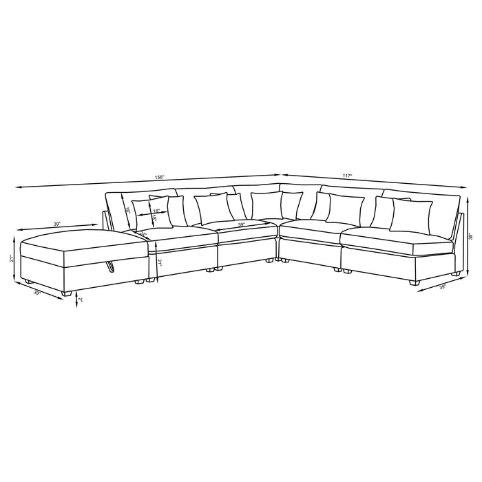 Cambria Sectionals - California Furniture (Coachella, CA)