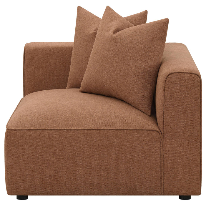Jennifer Upholstered Corner Chair - California Furniture (Coachella, CA)