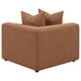 Jennifer Upholstered Corner Chair - California Furniture (Coachella, CA)