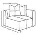 Jennifer Upholstered Corner Chair - California Furniture (Coachella, CA)