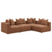 Jennifer Upholstered Corner Chair - California Furniture (Coachella, CA)