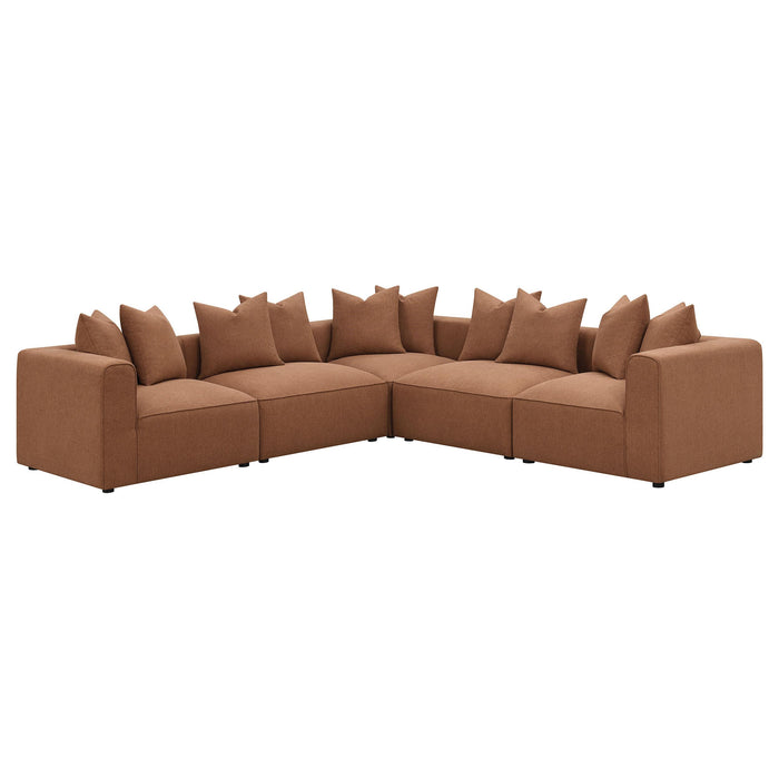 Jennifer Upholstered Corner Chair - California Furniture (Coachella, CA)