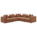 Jennifer Upholstered Corner Chair - California Furniture (Coachella, CA)