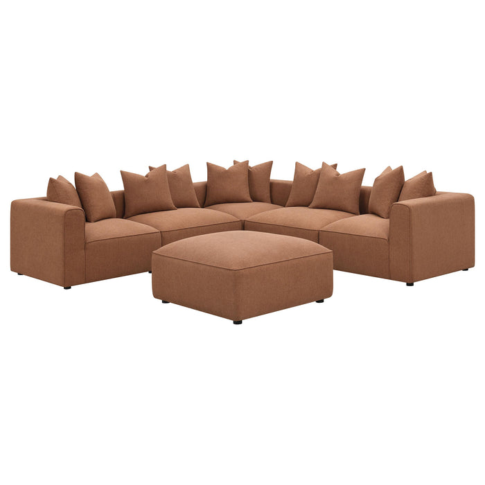 Jennifer Upholstered Corner Chair - California Furniture (Coachella, CA)